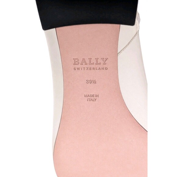 Bally Jay Buckle Womens Leather Ankle Boots Cream Size 39.5 US 9 New w/ Box Dust - Picture 13 of 16